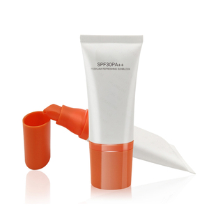 30ml 50ML 60ml Custom Degradable Sunscreen Tube With Airless Pump For Plastic Luxury Packaging