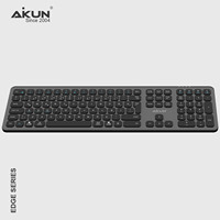 Aikun BT8333X Inalámbrico Delgado para 5.0 y 2.4GHz Combo Ultrafino, Compatible con Windows, Listo para Oficina, Conecta 4 Dispositivos, Fácil Cambio