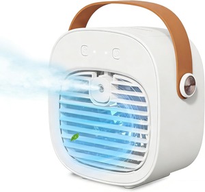 Portable Water <b>Cooling</b> Fan Mini Air Cooler USB Rechargeable Personal Space Fan for Home Office Outdoor - Product Image 1