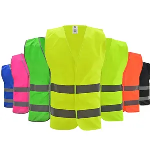 High Visibility Safety Vest Reflective Safety Vest Work Clothes Safety Jacket Workwear with Reflective Tapes