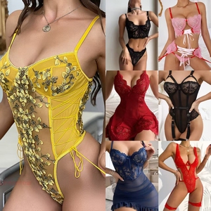 Completi Intimi Erotici All'ingrosso di Alta Qualità con Lacci, Ultimi Modelli di Lingerie Sexy per <span class=keywords><strong>Donna</strong></span> alla Moda - Product Image 2