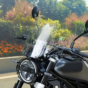 Waximoto apto para Husqvarna <span class=keywords><strong>Vitpilen</strong></span> <span class=keywords><strong>401</strong></span> <span class=keywords><strong>Svartpilen</strong></span> <span class=keywords><strong>401</strong></span> Aftermarket PC inyección de plástico parabrisas pantalla escudo - Product Image 6