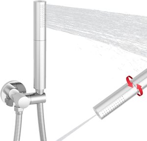 <span class=keywords><strong>Douchette</strong></span> à main en laiton, 7 pouces, haute pression, débit élevé, 2 fonctions, avec tuyau de 59 pouces pour salle de bain - Product Image 4