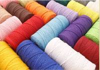 Cordon en macramé 100% coton naturel 3 mm, corde torsadée, écologique, haute ténacité, enduit de cire, haute qualité, souple, sacs et chaussures personnalisés