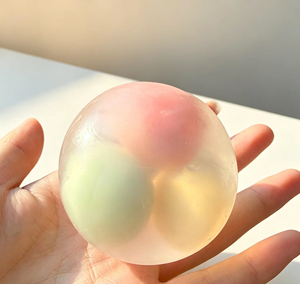 ลูกบอลบีบ ASMR Waxcracking ทำมือจาก TPR เนื้อนุ่ม คืนตัวช้า บรรเทาความเครียด ของเล่นสัมผัสกรอบๆ สำหรับเด็ก - Product Image 4