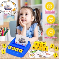 Jeu de lettres assorties, orthographe et lecture de l'alphabet, jouet éducatif d'apprentissage précoce pour les enfants d'âge préscolaire et de la maternelle