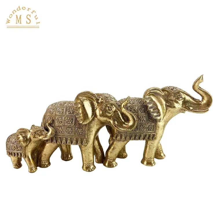 결혼식 훈장 중간 크기 수지 가정 훈장을 위한 동물성 코끼리 동상 가족 디자인 어머니의 날 선물 및 바쁜 선물