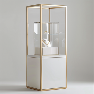 ตู้โชว์เครื่องประดับที่มีประสบการณ์ร้านเครื่องประดับไอเดียการออกแบบตกแต่งภายในร้านขายเครื่องประดับ - Product Image 3