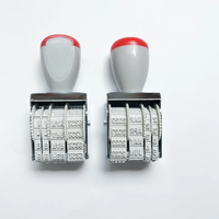 Tampon en caoutchouc français personnalisé allemand anglais Date timbre auto-encreur personnalisé numéro symbole roue roulante bricolage Scrapbooking