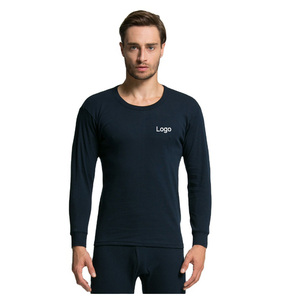 <span class=keywords><strong>Sous</strong></span>-vêtements longs en coton blanc pour homme, vêtements d'hiver, ensemble thermique haut et bas - Product Image 2