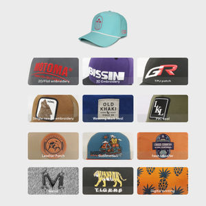 Casquette de golf légère en polyester avec logo brodé personnalisé, 5 panneaux, respirante, chapeau de sport, gorras, casquette de baseball perforée - Product Image 3