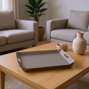 Bandeja Reversible de Forma Libre, Rectangular, Decorativa, con Asas, para Decoración del Hogar - Product Image 3