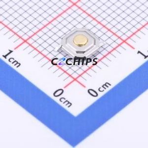 TC-0522C-1.5-260G Tactile Switch SMD-4P,5.2x5.2mm Switch Single Pole Single Throw Round Button 2.6N Vertical Mount - Product Image 1