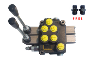 नया आरजी 12 वी 24 वी डीसी स्टेनलेस स्टील 2 दो तरह से डबल अभिनय मैनुअल हाइड्रोलिक वितरक 16mpa 40l/मिनट 6 महीने की वारंटी के साथ - Product Image 5