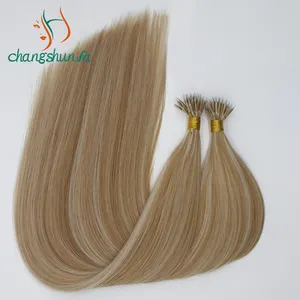 Changshunfa Hot Sales Nano Ring Haar verlängerung # p 18 Elfenbein Farbe 100% menschliches Remy Haar gerade