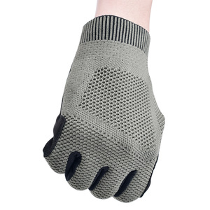 Guantes de Ciclismo de Medio Dedo Tejidos, Color Verde Militar, Unisex, para Adultos, para Ciclismo, Deportes de Primavera y Otoño - Product Image 1