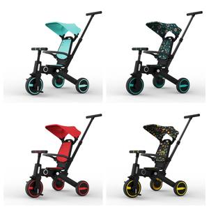 <span class=keywords><strong>BEBELUX</strong></span> Triciclo para niños de alta calidad 7 1 Triciclo de bebé plegable de un botón con asiento de rotación de 360 ángulos Coche de 3 ruedas para niños - Product Image 5