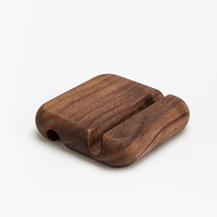 Supports de téléphone portable en bois massif naturel, accessoire de bureau, support de téléphone de bureau en bois pour mobilier de bureau