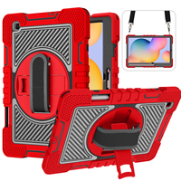 B2B 360 °   Étui de tablette robuste antichoc avec béquille rotative pour utilisation en extérieur, vente en gros pour Samsung Galaxy Tab S6 Lite 10,4 pouces
