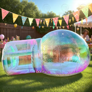 Dôme gonflable irisé, tente à bulles, fabrication sur mesure, taille personnalisée, extérieur, PVC coloré, maison à bulles gonflable, ballon gonflable - Product Image 6
