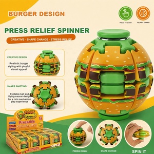 YIMENG Juguetes Blandos Personalizados para Aliviar el Estrés, Fidget Spinner, Bola Antiestrés, Novedad Sensorial, Clicker, Juguete 3D en Caja, Plástico, Bonitos, a Granel - Product Image 5
