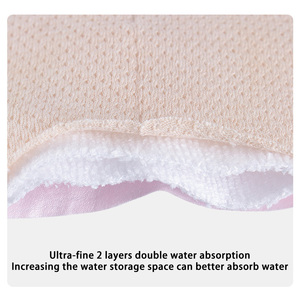 Assorbenti Igienici Riutilizzabili in Puro Cotone per Donne, Altamente Traspiranti con <span class=keywords><strong>Prevenzione</strong></span> delle Perdite di Urina per Uso Notturno - Product Image 3