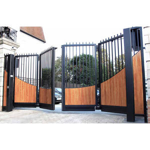 Portails à double battant sur mesure pour allée, en aluminium, métal, portails automatiques à double battant - Product Image 4