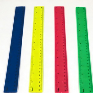Regla Recta de Plástico de 30 cm en Varios Colores para Estudiantes, Oficina y Escuela, con Buen Precio para el Mercado Africano - Product Image 2