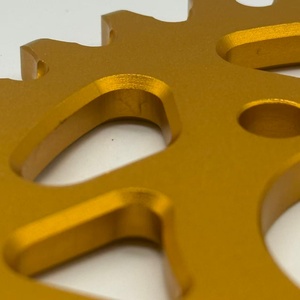 CNC 420 29T Aluminum Alloy <b>Sandblasted</b> Anodized Motorcycle Sprocket - Product Image 5