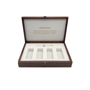 Solid wood <b>storage</b> gift <b>box</b>, wooden <b>box</b>, universal gift <b>box</b>, empty <b>box</b>, wooden packaging <b>box</b>, logo can be printed. - Product Image 2