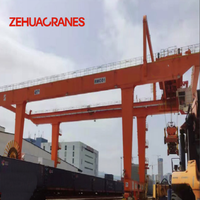 Grue portique multifonctionnelle intelligente à commande PLC pour la manutention de conteneurs sur rail, haute capacité