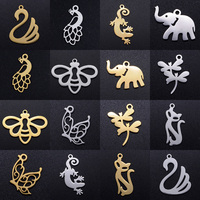 Plaque nom argent or personnalisé en acier inoxydable, taille personnalisée, étiquette découpe d'ailes d'ange, Logo gravé breloque pour collier pendentif, pièces