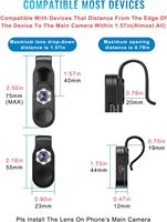 Vente en gros Clip universel pour objectif d'appareil photo de téléphone portable Microscope 100X avec lumière LED pour l'exploration et l'observation