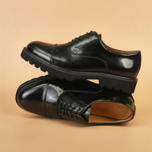 Nouvelle conception, chaussures habillées respirantes pour hommes grandes tailles, en cuir de vache véritable, chaussures Oxford formelles pour le bureau, les affaires, la carrière, décontractées pour hommes - Product Image 5