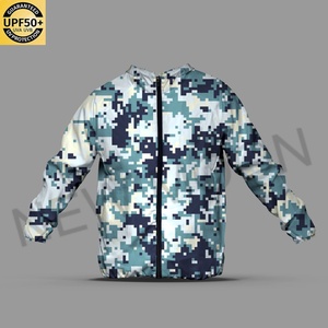 เสื้อแจ็คเก็ตผู้ชายแบบกำหนดเองได้ น้ำหนักเบา ป้องกันแสงแดด ระบายอากาศได้ดี ลายพราง เสื้อแจ็คเก็ตสำหรับล่าสัตว์ เสื้อแจ็คเก็ตยุทธวิธีลายพรางสำหรับกิจกรรมกลางแจ้ง - Product Image 1
