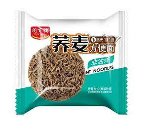 Wholesale Instant Noodles 60g*10bag Hot Selling Exotic Snacks Non-fried Food Halal 0-fat Buckwheat Instant Noodles