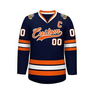 Meilleur prix Design personnalisé maillot de hockey sur glace pour hommes impression par sublimation sans transfert de chaleur vêtements d'équipe de club - Product Image 1