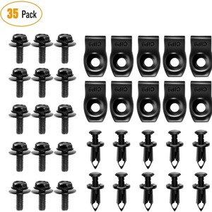 Winning Journey Plastic Car Fastener <b>Clips</b> 35pcs For Ford Gm Vehicles Automotive <b>Trim</b> Retainer Insert Size 8mm 13mm - Product Image 3