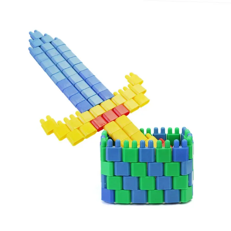 ビルディングブロックロケット弾丸Diyビルディングブロック恐竜おもちゃブロック & モデルビルディングおもちゃ組み立て挿入レンガおもちゃ