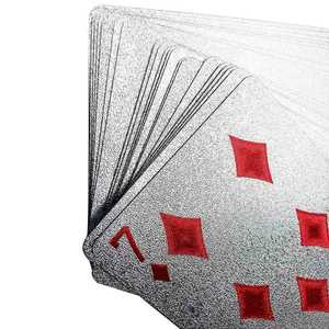 Pabrik Kartu Poker Boxiao Profesional OEM, Pesanan Grosir Berlapis, Acara Promosi, Tahan Air, Permainan PVC, Foil Emas Perak - Product Image 4