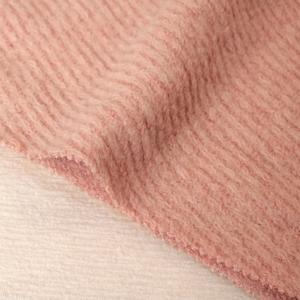 Nouveauté Mode Best-seller Style vintage Couleur rose clair Style contrasté Tissu bouclé 25% laine pour manteau d'hiver Automne Costume Robe - Product Image 1
