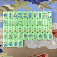Ensemble de Mahjong Américain Florence Premium Prêt à l'Expédition – Tuiles de Luxe Personnalisées, Vente Directe Usine, Cadeau Idéal pour Soirée de Jeu en Famille