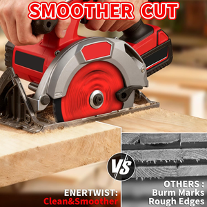 ใบ<span class=keywords><strong>เลื่อย</strong></span>วงเดือนสำหรับงานรื้อถอนและโครงสร้าง ขนาด 24 ฟัน 165 มม. พร้อมเคลือบสารกันติด สำหรับงานไม้ - Product Image 3