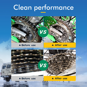 Spray detergente antiruggine per catena di bici e moto, lubrificante ad alta efficienza per moto, olio lubrificante e detergente per catena - Product Image 2