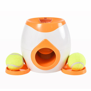 Juguetes interactivos automáticos para entrenamiento de perros, lanzador de pelotas de tenis y dispensador de alimentos para ejercicio y movimiento - Product Image 6