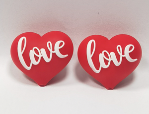 Nouveauté 3d perles focales en silicone bricolage stylo perlé fait à la main porte-clés collier accessoires saint valentin perles focales - Product Image 4