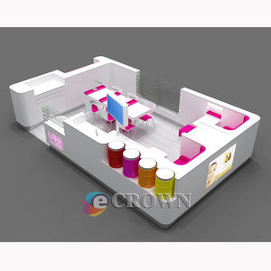 Modern Shop Interior Nail <strong>Beauty</strong> Counter Manicure Kiosk Design Case <strong>Nailer</strong> OEM - Product Image 1