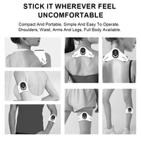Masseur électrique portable rechargeable à impulsions, 3 réglages de chaleur, 19 vitesses, 8 modes, appareil de relaxation musculaire pour le cou, les épaules et le dos