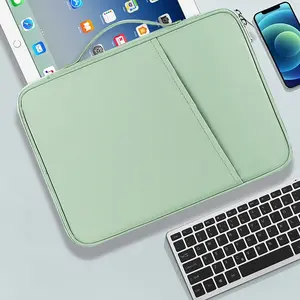 جراب لحمل الكمبيوتر المحمول مقاوم للماء بحجم 12.5 بوصة مبطن كم كمبيوتر لوحي جراب لحماية الكمبيوتر المحمول مع جيب لجهاز iPad Pro
