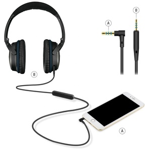 Cáp Âm Thanh <span class=keywords><strong>2</strong></span>.5Mm Đến 3.5Mm Cho Bose QC25 35/OE <span class=keywords><strong>2</strong></span>/OE 2i/AE2Quiet Cáp Tai Nghe Thoải Mái Với Cáp Micro Cho Iphone Android - Product Image 5